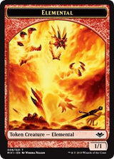 Elemental (008) // Squirrel Double-Sided Token - Magic: The Gathering