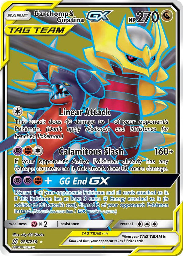 Garchomp & Giratina GX (Full Art) - Pokémon