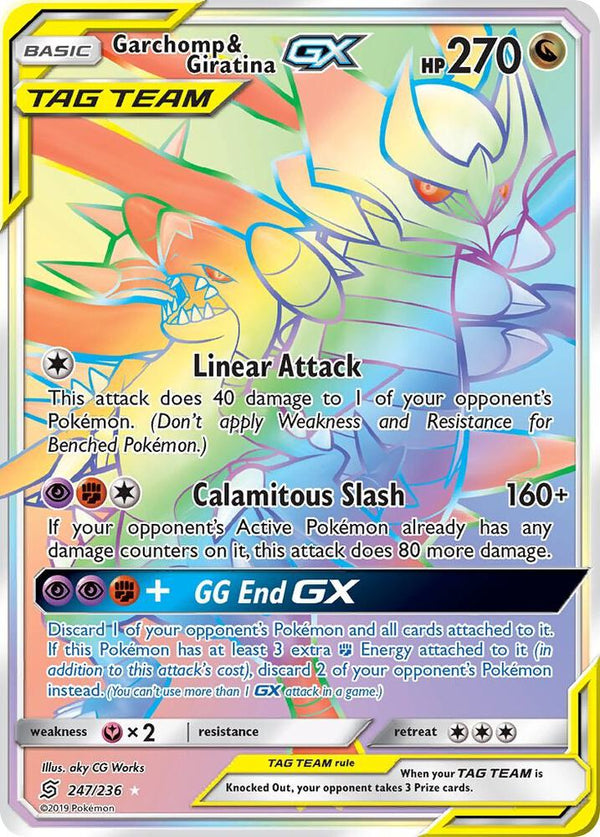 Garchomp & Giratina GX (Secret) - Pokémon