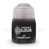 Citadel Airbrush Paint: Abaddon Black (24ml) - Games Workshop