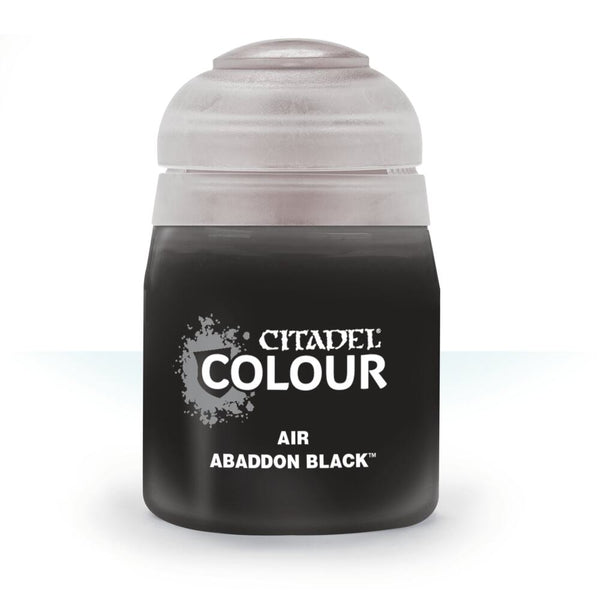 Citadel Airbrush Paint: Abaddon Black (24ml) - Games Workshop