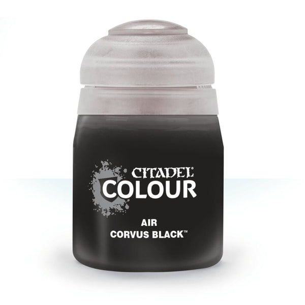 Citadel Airbrush Paint: Corvus Black (24ml) - Games Workshop
