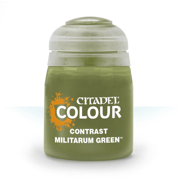 Citadel Contrast Paint: Militarum Green (18ml) - Games Workshop