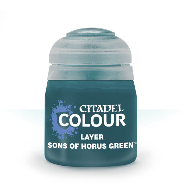 Citadel Layer Paint: Layer:Sons Of Horus Green (12ml) - Games Workshop
