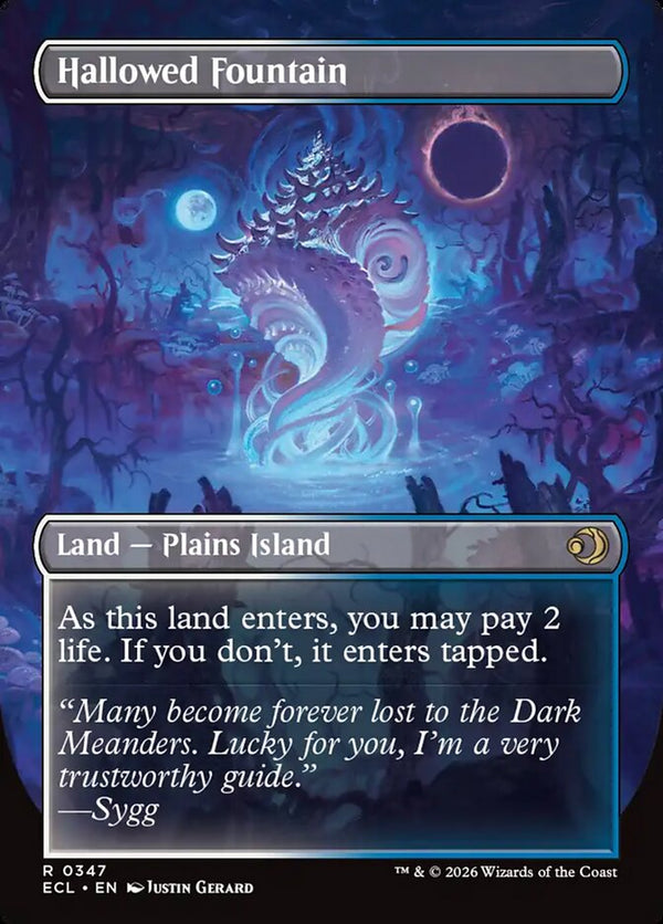 Hallowed Fountain (Borderless) - Magic: The Gathering