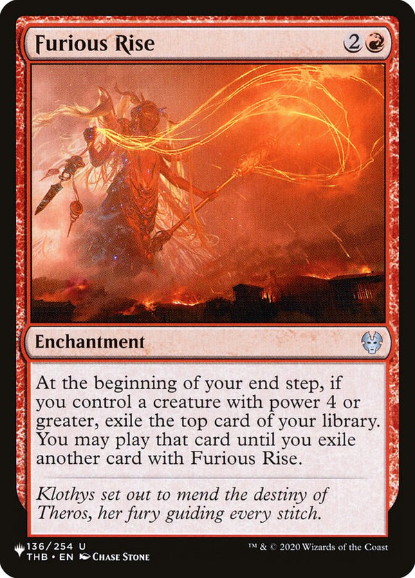 Furious Rise - Magic: The Gathering
