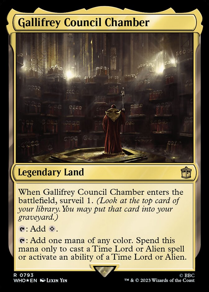 Gallifrey Council Chamber (Surge Foil)