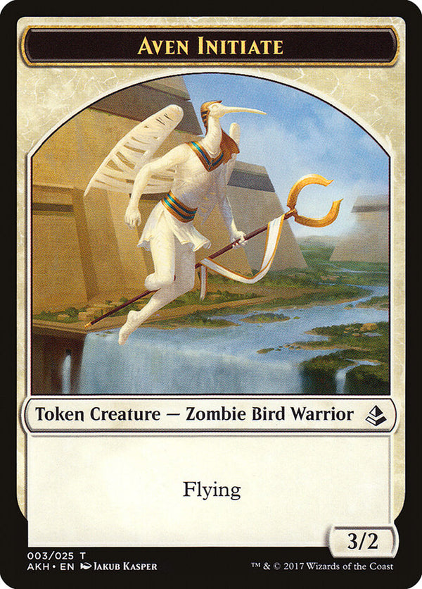 Aven Initiate Token - Magic: The Gathering