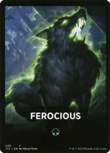 Ferocious Theme Card - Magic: The Gathering