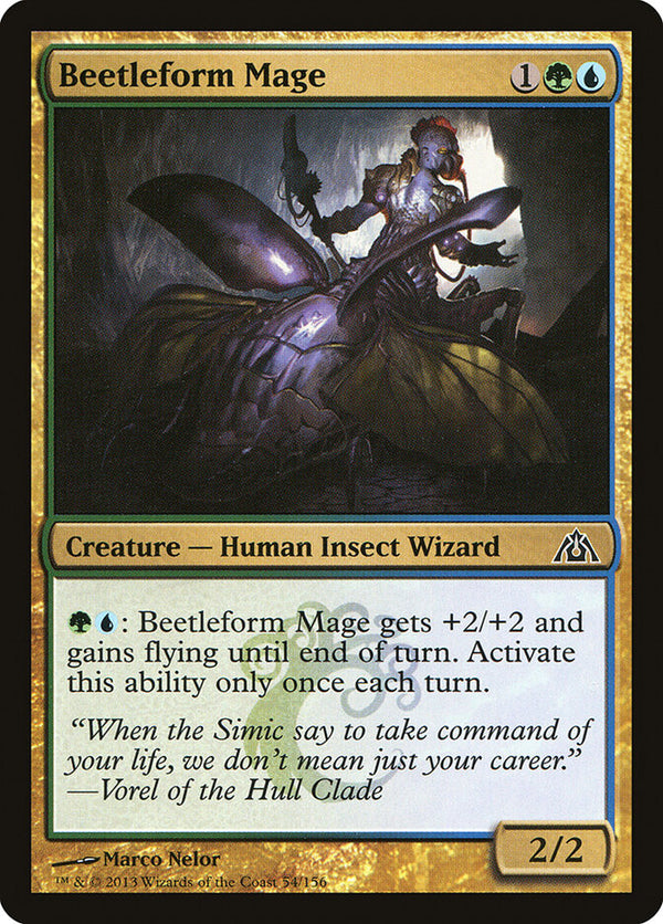 Beetleform Mage - Magic: The Gathering