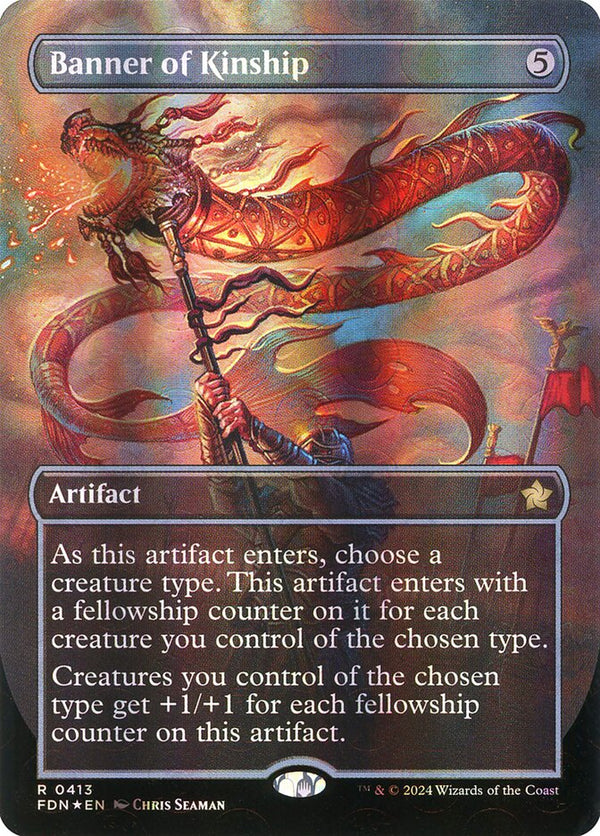Banner of Kinship (Borderless) (Mana Foil) - Magic: The Gathering
