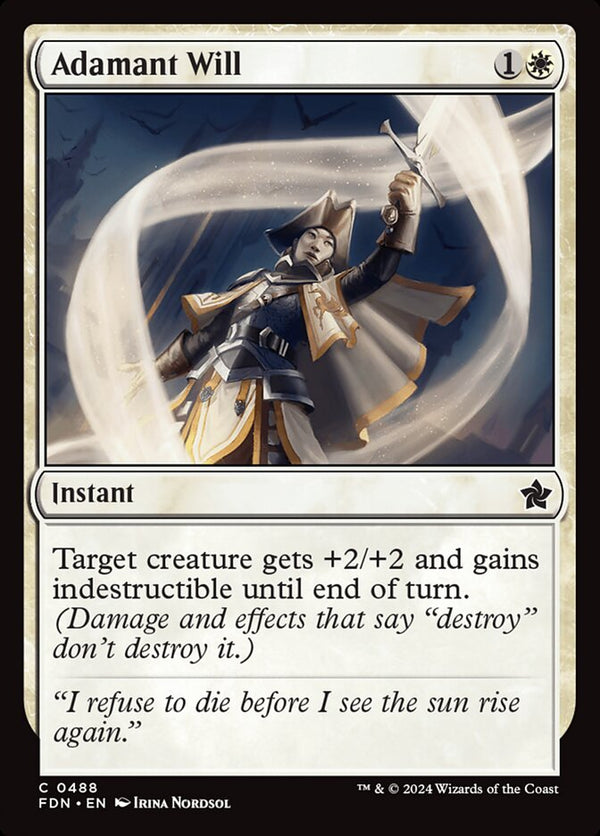 Adamant Will - Magic: The Gathering