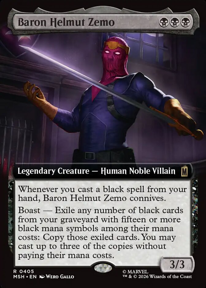 Baron Helmut Zemo (Extended Art)