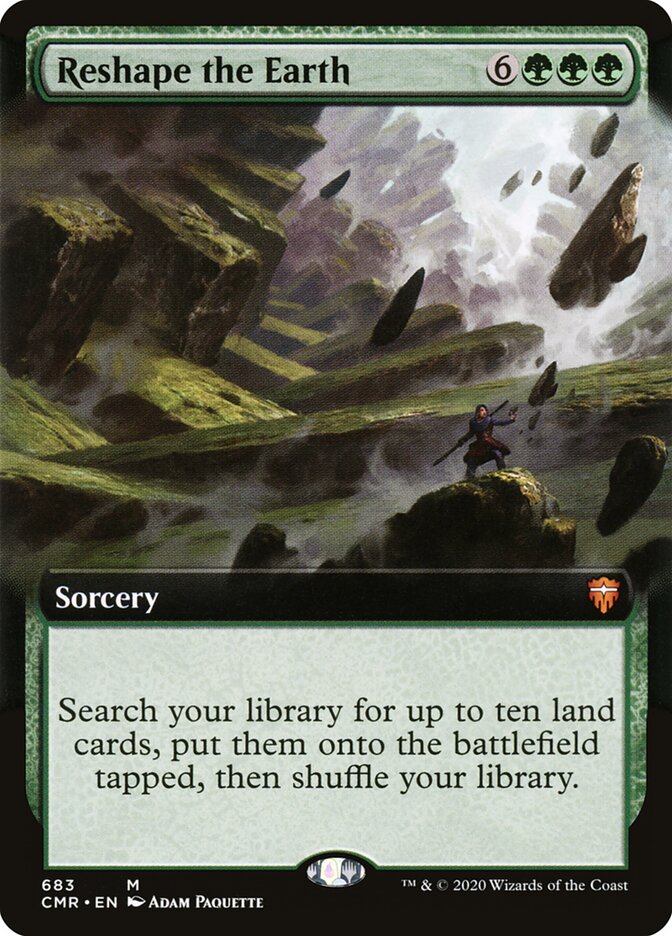 Reshape the Earth (Extended Art)