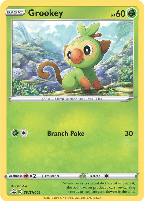 Grookey - SWSH001 - Pokémon