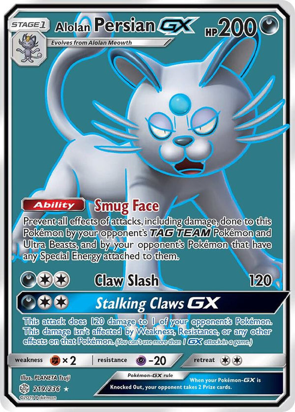 Alolan Persian GX (Full Art) - Pokémon