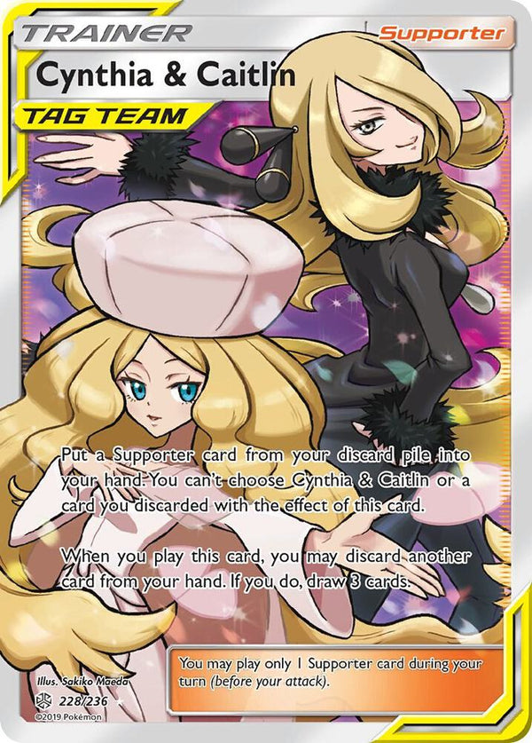 Cynthia & Caitlin (Full Art) - Pokémon