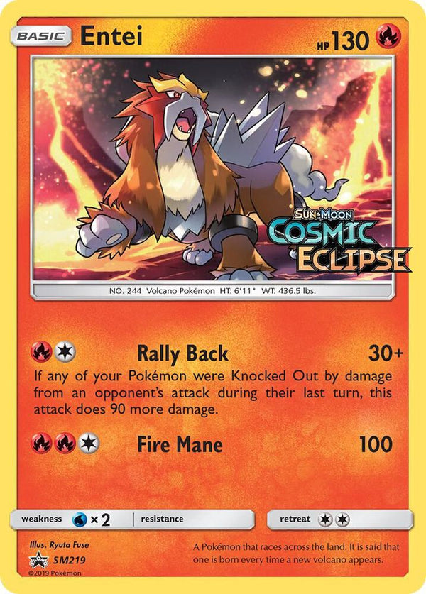 Entei - SM219 (Prerelease) - Pokémon