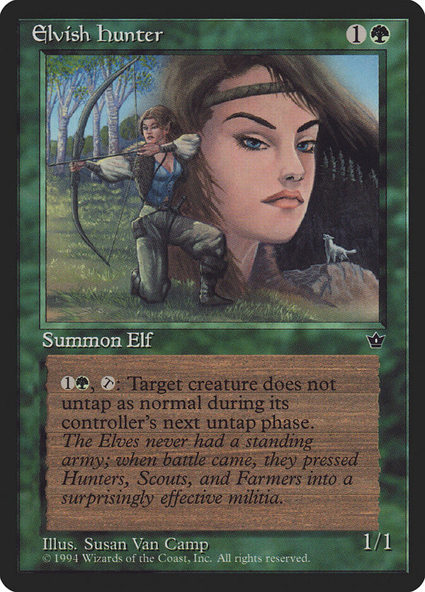 Elvish Hunter (Van Camp) - Magic: The Gathering