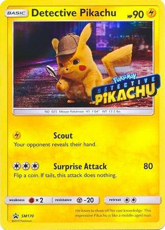 Detective Pikachu - SM170 (Stamped) - Pokémon