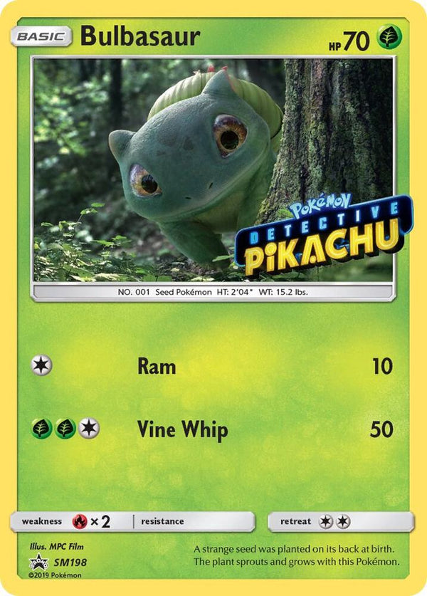 Bulbasaur - SM198 (Detective Pikachu Stamped) - Pokémon