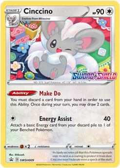Cinccino - SWSH009 (Prerelease) - Pokémon