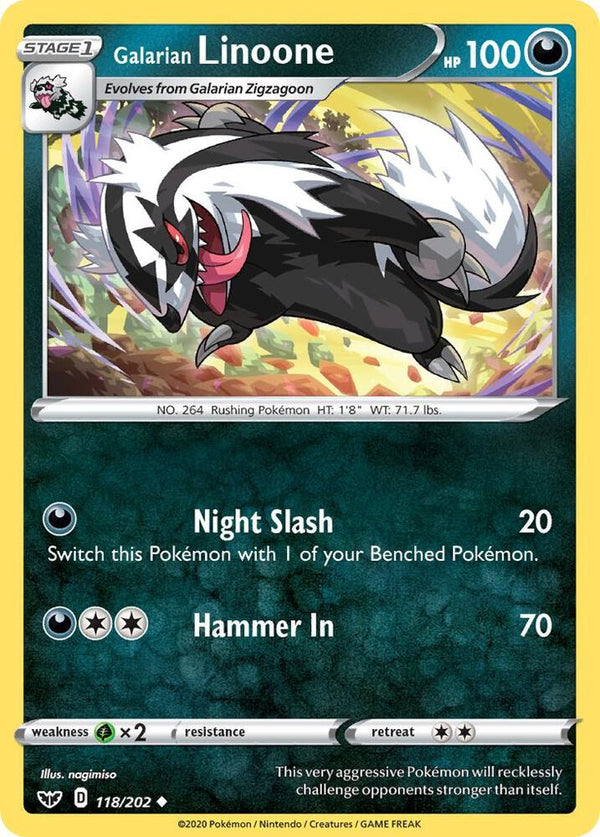 Galarian Linoone - Pokémon