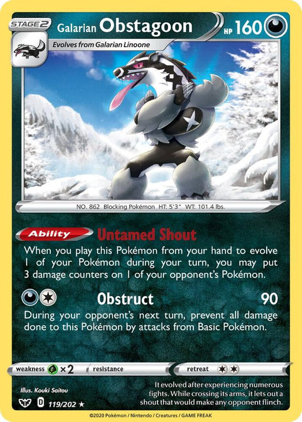 Galarian Obstagoon - Pokémon