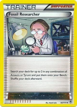 Fossil Researcher - 92/111 (Cosmos Holo) - Pokémon