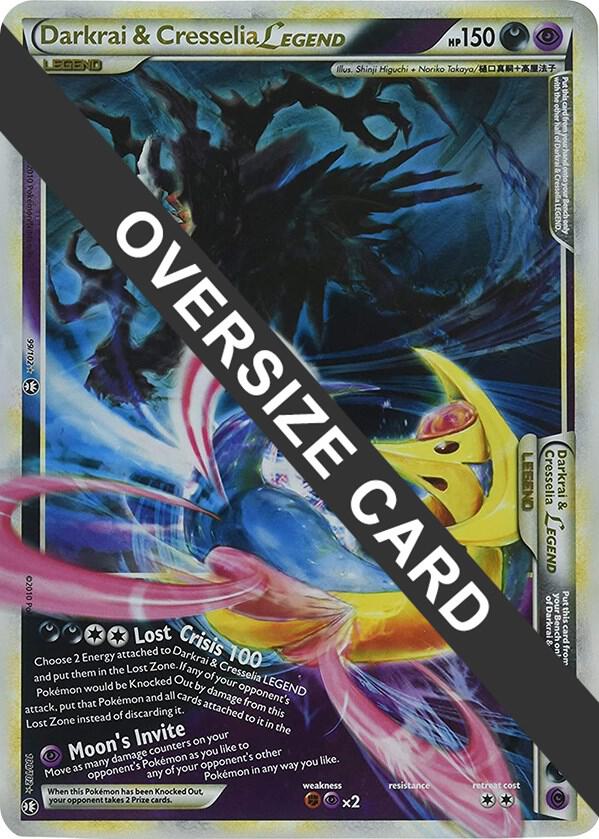 Darkrai & Cresselia Legend - 99/102 & 100/102 (Single Oversized Promo) - Pokémon