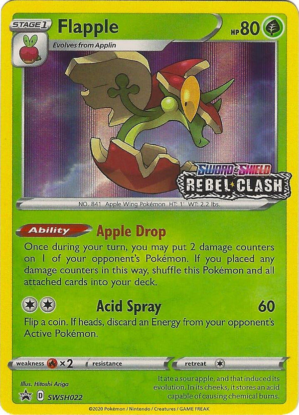 Flapple - SWSH022 (Prerelease) - Pokémon