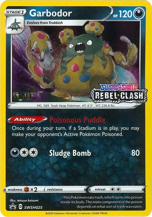 Garbodor - SWSH025 (Prerelease) [Staff] - Pokémon