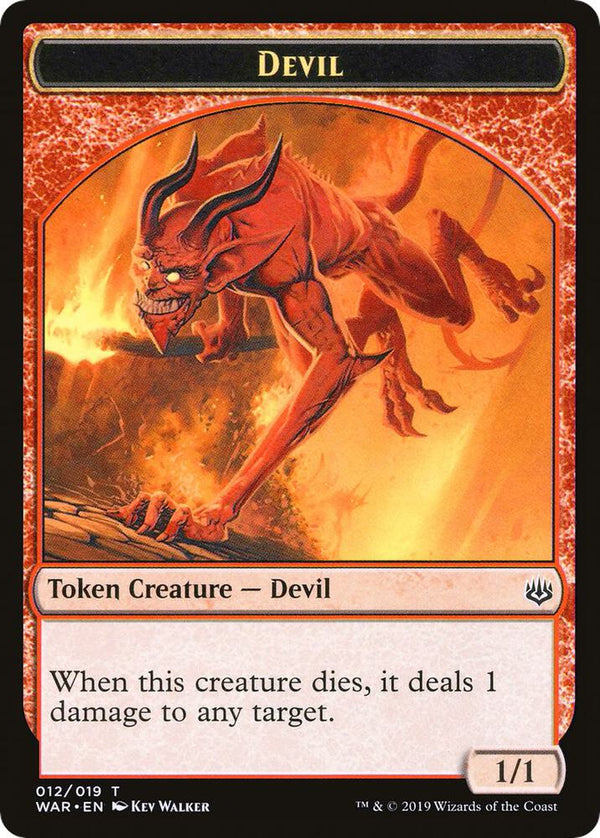 Devil // Satyr Double-Sided Token (Challenger 2020) - Magic: The Gathering