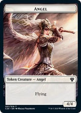 Angel // Elemental (010) Double-Sided Token - Magic: The Gathering