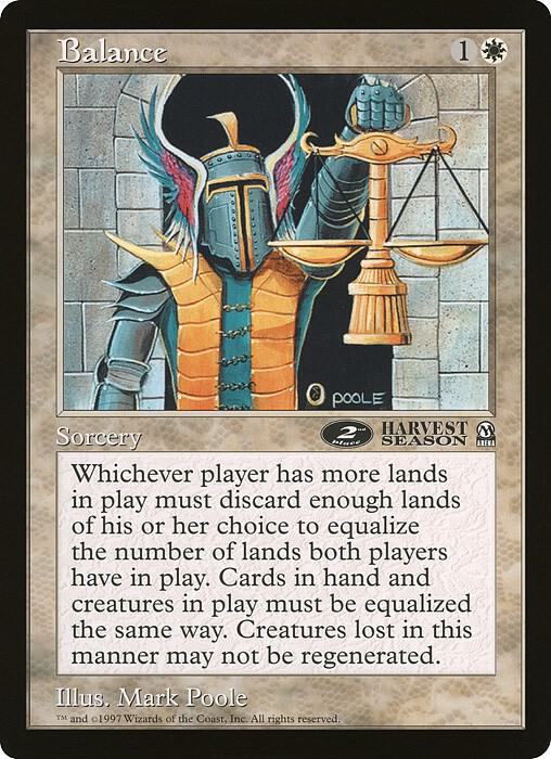 Balance (2nd place) (Arena League) - Magic: The Gathering