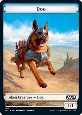 Dog // Griffin Double-Sided Token - Magic: The Gathering