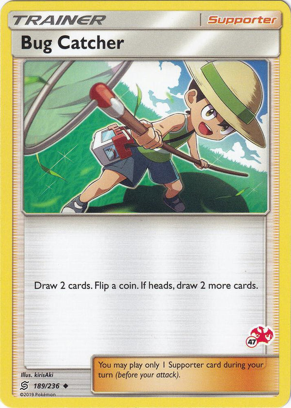 Bug Catcher - 189/236 (#47 Charizard Stamped) - Pokémon