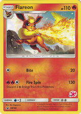 Flareon - SM186 (#44 Charizard Stamped) - Pokémon