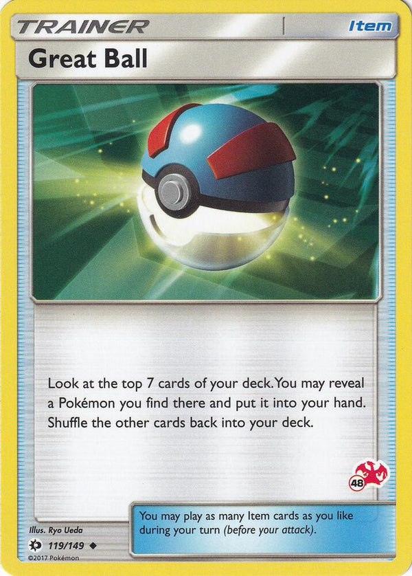 Great Ball - 119/149 (#48 Charizard Stamped) - Pokémon