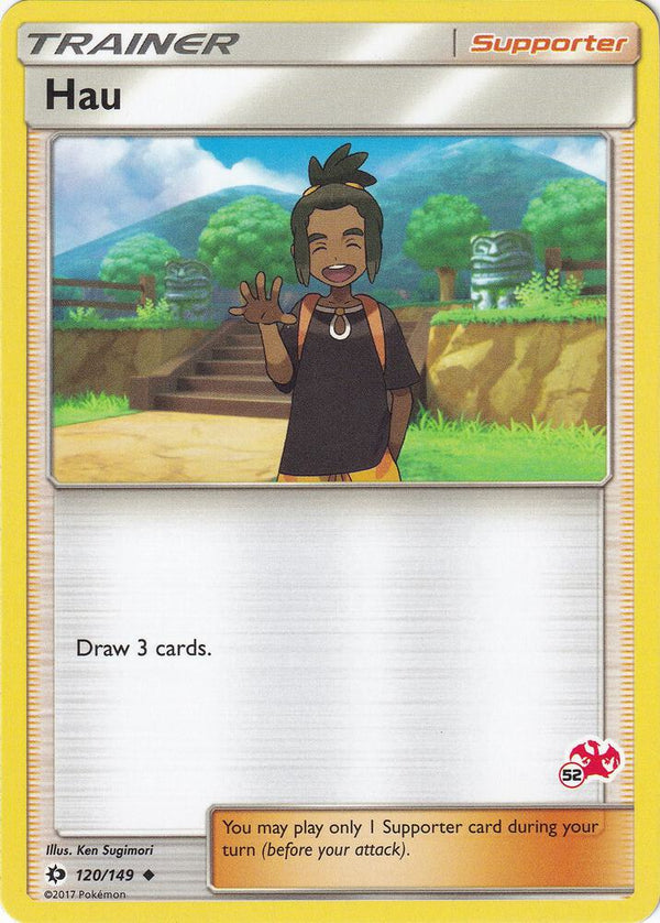 Hau - 120/149 (#52 Charizard Stamped) - Pokémon