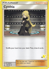 Cynthia - 119/156 (#24 Pikachu Stamped) - Pokémon