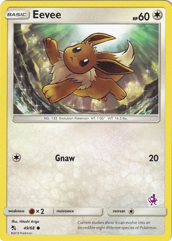 Eevee - 49/68 (Mewtwo Stamped) - Pokémon