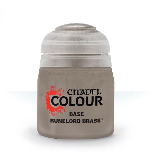 Citadel Base Paint: Runelord Brass (12ml) - Games Workshop