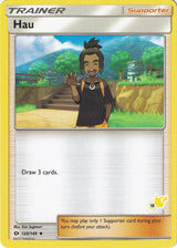 Hau - 120/149 (#13 Pikachu Stamped) - Pokémon