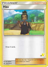 Hau - 120/149 (#42 Pikachu Stamped) - Pokémon