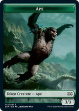 Ape // Elemental Double-sided Token - Magic: The Gathering