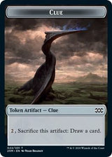 Clue // Golem Double-Sided Token - Magic: The Gathering