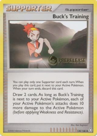 Buck's Training - 130/146 (Prerelease) - Pokémon