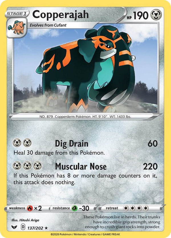 Copperajah - 137/202 (Non-Holo Gamestop Exclusive) - Pokémon