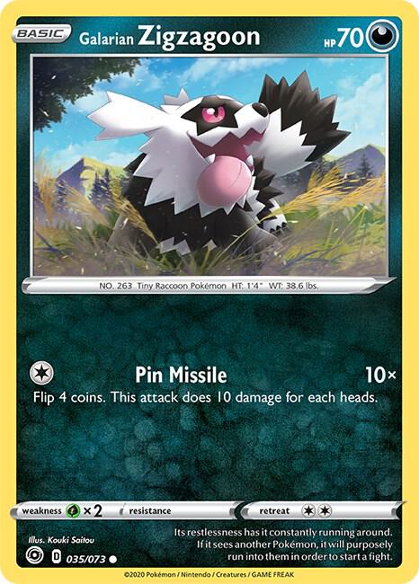 Galarian Zigzagoon - Pokémon